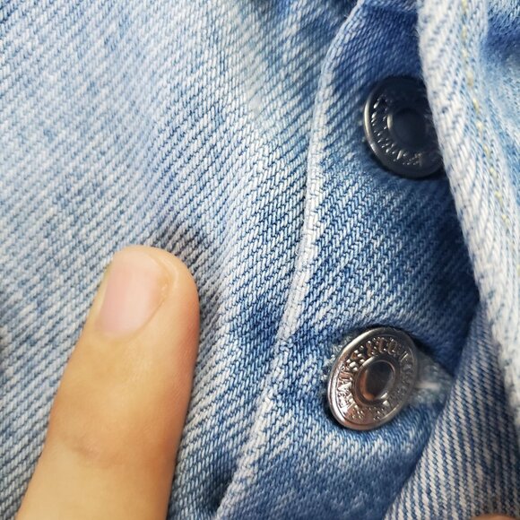 Levis Shorts Womens 28 Blue High-Waisted 501 Denim Cut Off Jorts - Picture 11 of 12